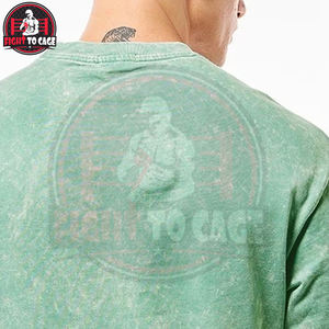 Camiseta Clásica de Manga Corta a Rayas de Corte Regular para Hombre, Estilo Urbano, para Otoño e Invierno, Uso Diario, Lavado Ácido - Product Image 5