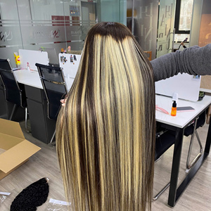 ราคาขายส่ง วิกผมแท้เวียดนาม 100% แบบตรงธรรมชาติ สีไล่ระดับแบบเปียโน  แบบซุปเปอร์ดับเบิ้ลดรอน สำหรับต่อผม - Product Image 2