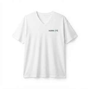 Women's <b>White</b> <b>V</b>-<b>Neck</b> Short Sleeve <b>T</b>-<b>Shirt</b> Loose Fit 100% Cotton Casual Jersey Logo Print Spring Summer Top - Product Image 6