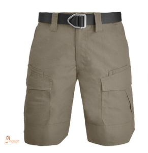 Shorts de travail ODM pour hommes, style sport décontracté, coupe ample, taille haute, en toile de coton tricotée 100%, tendance été - Product Image 1