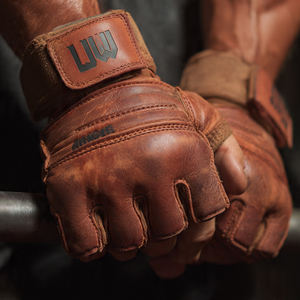 Guantes Deportivos para Entrenamiento de Levantamiento de Pesas, Guantes de Piel Sintética para Powerlifting, Guantes para Entrenamiento de Fisicoculturismo y Gimnasio - Product Image 6