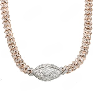 Collar de Cadena Cubana de 12mm y 18 Pulgadas, Chapado en Oro, Estilo Miami, con Incrustaciones de Moissanita VVS, para Fiesta - Product Image 1