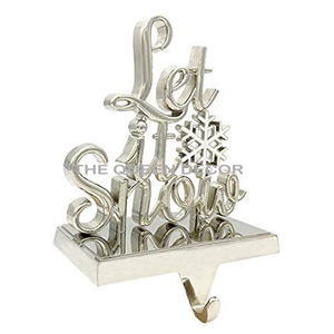 Christmas Decorations Blank Sublimation Gold Plated Sprinkling Star <b>Stocking</b> <b>Holder</b> Memorable Gift with Reasonable Price - Product Image 3