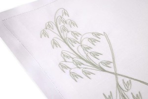 Juegos de Manteles Individuales y Servilletas de Bambú Bordados Lavables de Lujo al por Mayor, con Dobladillo de Lino Blanco, para el Hogar, Bodas y Eventos - Product Image 2