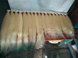 Extensions de cheveux vierges indiens Remy de qualité supérieure, blond 613, double trame machine, vente en gros, extensions de cheveux indiens Temple blond 613 - Product Image 2