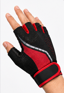Guantes de ciclismo de verano, diseño reflectante y transpirable para hombres y mujeres, para ciclismo al aire libre, fitness, carreras, deportes, cómodos - Product Image 5