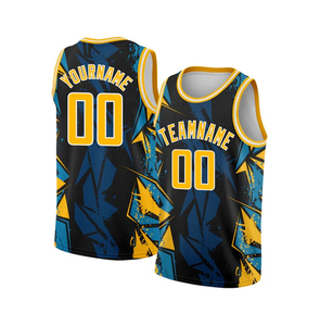 Maillots de basketball sublimés en promotion : Derniers modèles brodés, techniques d'impression, vente en gros, maillots vierges pour équipes - Product Image 1