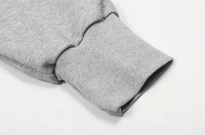 Sweat-shirt à capuche unisexe uni, coupe classique, décontracté, avec poche sur la manche, tricoté, 100% coton, anti-plis, anti-boulochage, 260g - Product Image 3