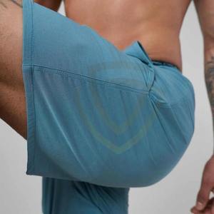 Shorts de sport d'été personnalisés pour hommes, séchage rapide, taille mi-haute, en coton, avec taille élastique - Product Image 4