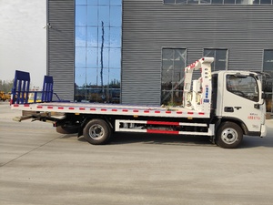 Camion <span class=keywords><strong>de</strong></span> dépannage à plateau plat Foton Aumark S3 4x2, moteur Cummins 156 CV, un pour deux, pour le sauvetage et le remorquage - Product Image 3