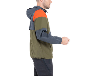 OEM Wholesale Nylon <b>Running</b> Waterproof Windproof Custom Pullover Anorak Windbreaker <b>Jacket</b> For <b>Men</b> Breathable Hooded Plus Size - Product Image 1