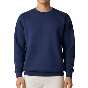 Sweat-shirt en polaire personnalisé pour homme |   Pull en tricot à col rond coupe ample pour l'hiver |   Conception d'impression |   Vente en gros OEM - Product Image 4