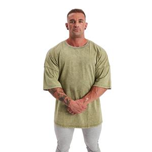 Hombres Moda Look Casual Wear lavado ácido camisetas completo parcheado de gran tamaño nuevo elegante desgaste lavado ácido camisetas para hombres - Product Image 1