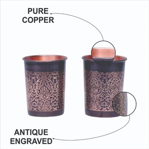 Vaso de Cobre Puro Hecho a Mano, Vaso Metálico Resistente para una Vida Saludable e Hidratación Diaria - Product Image 2
