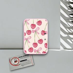 Plaques à cils en acrylique rose cerise écologiques de haute qualité, forme diamant, rectangle, carré, magnétiques, pour la fabrication de cils personnalisés de Noël - Product Image 6