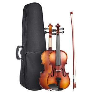 Set Violino per Adulti 1/2 con Custodia Rigida, Resina, Arco, Supporto Spalla, Ponticello e Accordatore - per Studenti e Principianti - Product Image 1