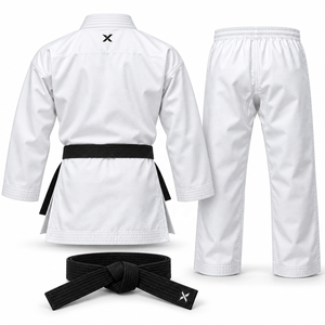 Uniforme et vêtements de karaté pour hommes |   100% Coton Haute Qualité |   Couleurs et ceintures personnalisables |   Vêtements de sport et d'arts martiaux - Product Image 2