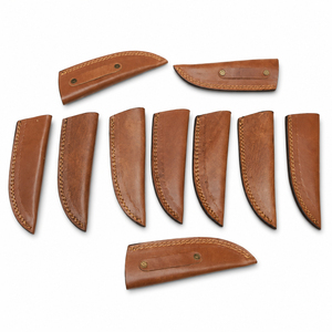 Couteau de Découpe pour le Camping en Acier Damas de 9 Pouces, Fait Main sur Mesure, Qualité DIY, Option OEM, Lame à Pointe Tombante, Manche en Os - Product Image 4
