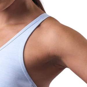 Top Deportivo Azul Claro para Mujer con Logotipo Personalizado, Cuello en V Fruncido, Sin Costuras, para Entrenamiento, Conjunto de Gimnasio, Ropa Deportiva al por Mayor - Product Image 4