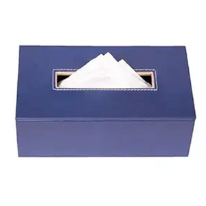 Boîte à mouchoirs en cuir de haute qualité, distributeur de serviettes, boîte à papier pour hôtel, boîte à mouchoirs en cuir pour voiture, cadeau d'ouverture, vente en gros - Product Image 3