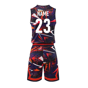 Ensemble d'uniformes de basketball pour équipe, haute qualité, couleur unie, coupe ample, grandes tailles, confortable, prix de gros - Product Image 2