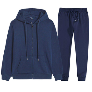 Ensemble de survêtement d'hiver personnalisé pour homme, sweat à capuche oversize, logo imprimé, unisexe, 100% polyester, séchage rapide, respirant, jogging - Product Image 5