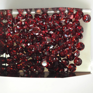 Granat rouge naturel 5,5 mm, taille brillant ronde, qualité supérieure, pierre précieuse en vrac pour la fabrication de bijoux - Product Image 3