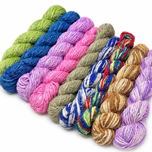 Hilos de Lana Merino Teñida para Tejer, Crochet, Manualidades Textiles, Fibra de Lana Colorida para Artesanía y Prendas de Vestir - Product Image 1