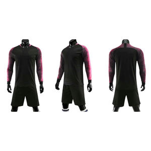 Trajes Deportivos de Fútbol Personalizados, Conjuntos de Camiseta de Fútbol de Manga Larga para Hombre, Tallas 22-2XL, Transpirables, con Protección UV 100% - Product Image 3