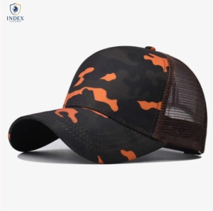 INDEX APPAREL Camouflage Mesh Trucker Cap 6-Panel Adjustable Unisex Casual <b>Hat</b> Spring <b>Summer</b> Outdoor Style - Product Image 1