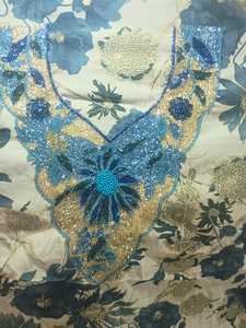 Luxury 100% Cotton Nonwoven Eco-Friendly A-Line Party Embroidery ODM Women's Jalabiya - Product Image 5