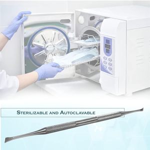 6.5" Stainless Steel Dental Pick & Tooth Scraper Kit 6 Pack Double Ended Tartar Plaque Remover Set for Personal & Clinical Care - Product Image 2