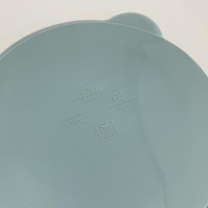 Assiette à ventouse en silicone de qualité alimentaire pour bébés de 0 à 6 ans, plateau d'alimentation pour tout-petits, forme d'ours - Product Image 5