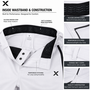 Pantalon de softball unisexe X Sports City en polyester, à bas ouvert, anti-humidité, couleur unie, avec bande latérale et logo arrière, pour adulte, toutes saisons - Product Image 3