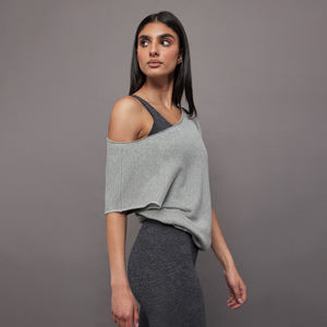 Sudadera Personalizada de Talla Grande para Mujer, Color Sólido, Manga Corta, Cómoda para el Gimnasio, con Apliques, Hombros Descubiertos, Sudadera de Invierno para Mujer de Talla Grande - Product Image 2