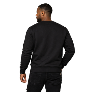 Sudadera de Chenilla Sólida Phi Beta Sigma Negra para Hombre, Tejido Premium, Ajuste Cómodo, Ropa Casual de Fraternidad Griega - Product Image 2