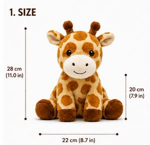 Peluche de cebra, juguete de peluche de cebra, lindo juguete de peluche de animal de safari, juguete suave para abrazar para niños, regalo para bebés, decoración de guardería - Product Image 2