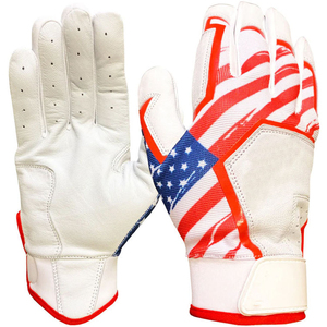 Guantes de Bateo Profesionales Ligeros para Hombre y Mujer, Nuevo Estilo, Protección de Cuero para las Manos, para Bateo de Béisbol, Económicos - Product Image 1