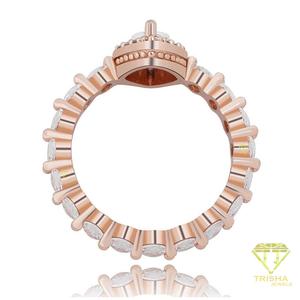 Anillo de Plata de Ley 925 Premium con Diamante Moissanita Marquise como Piedra Central para Compradores Mayoristas de Joyería - Product Image 2