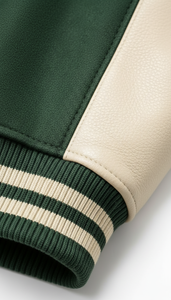 Vêtements de baseball professionnels en gros, style américain durable, doublure matelassée, manches contrastées - Product Image 5