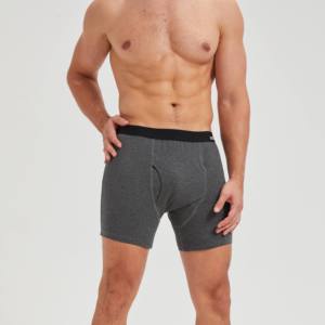 Finetoo 2024 S-XXL Culotte menstruelle taille haute pour femme, respirante, en coton tricoté uni avec élasthanne, 5 couches anti-fuites, pour usage quotidien - Product Image 2