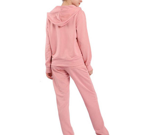 ชุดวอร์มสองชิ้นแบบมีซิปสำหรับผู้หญิงชุดวอร์มน้ำหนักเบาจากผู้ผลิต - Product Image 3