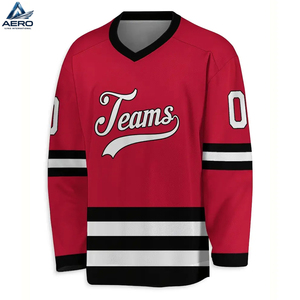 Jersey de Hockey sobre Hielo Premium de Alto Rendimiento, Material que Absorbe la Humedad, Estilo Vintage, Precio al por Mayor, Totalmente Personalizado, Nuevo - Product Image 3