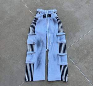 Conjunto de Sudadera y Pantalones Deportivos Personalizados de Moda Urbana, 100% Algodón, Felpa Gruesa, Talla Grande, Chándal con Logotipo Personalizado de Alta Calidad - Product Image 5