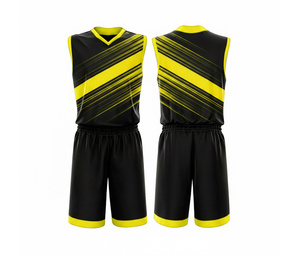 Custom Youth Basketball Uniform Sublimation Jersey Shorts Set for Dry Breathable Polyester Jersey And Shorts For <b>Men</b> Women - Product Image 5