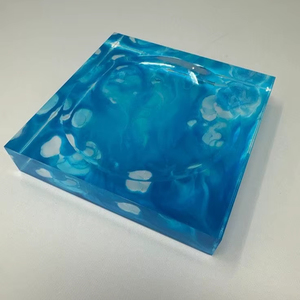 Smooth Finish Resin Serving Tray For <b>Coffee</b> <b>Table</b> Styling Enhancing Living Space With Refined Artistic Appeal - Product Image 1