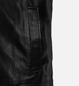 Customized Logo Breathable Winter Leather Coat for <b>Men</b> with <b>Long</b> Collar OEM Service Quick Dry <b>Long</b> Coats For <b>Men's</b> Clothing - Product Image 5