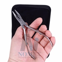 Kit de Pinzas Profesionales para Extensiones de Cabello, Acero Inoxidable de Grado Quirúrgico con Recubrimiento en Polvo Color Durazno, Herramientas para el Cuidado y Peinado del Cabello