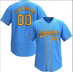 Camiseta de Béisbol Personalizada Negra con Cuello en V, Manga Corta, 100% Poliéster, Transpirable, Antibacteriana, con Nombre del Equipo Impreso en la Parte Delantera, Unisex para Adultos - Product Image 6
