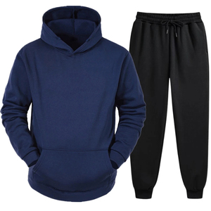 Ensemble de survêtement d'hiver pour homme, coupe classique, sweat à capuche zippé, tenue de jogging, mode urbaine, vêtements de sport - Product Image 5